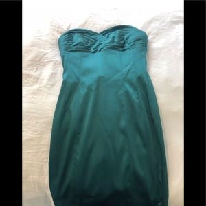 Betsey Johnson Strapless Teal Dress